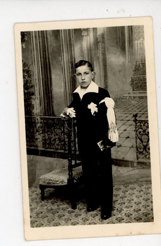 B70; eerste communie fotokaart, Verzenden, Foto, Nieuw, Voor 1940