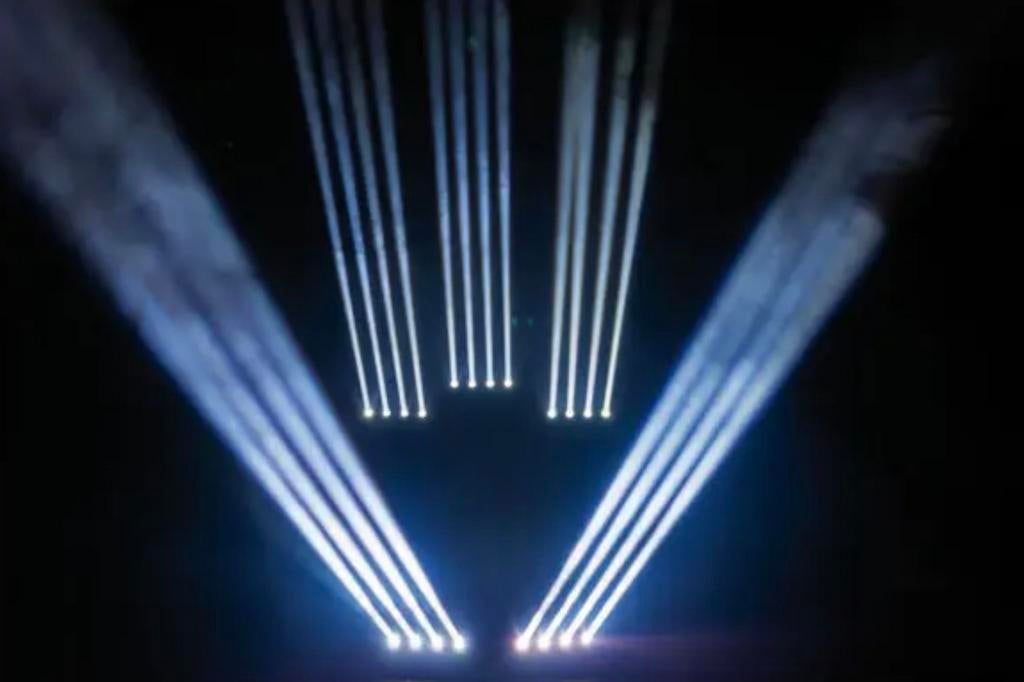 Showtec 360 Wipe Out W 2x, Ophalen of Verzenden, Gebruikt, Licht, Kleur