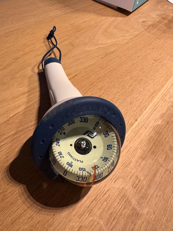 Plastimo Scheepscompas met hoes - Gebruikt, Watersport en Boten, Navigatiemiddelen en Scheepselektronica, Gebruikt, Gps of Kompas