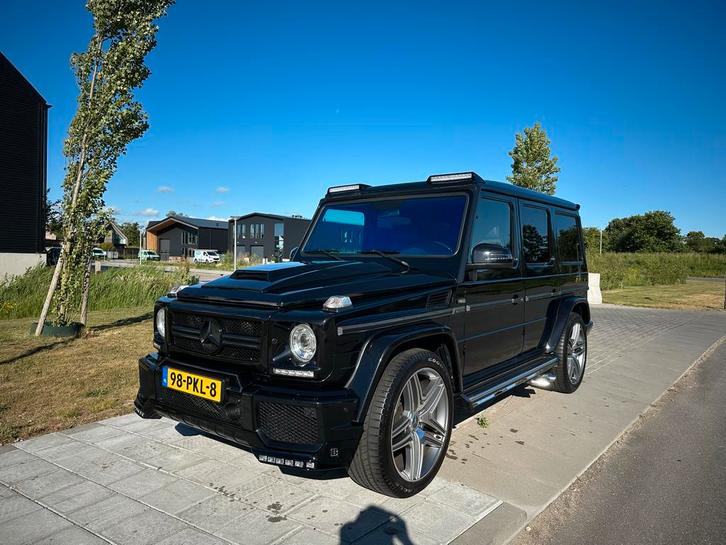 Mercedes-Benz G Klasse brabus oldtimer, Auto's, Mercedes-Benz, Bedrijf, Benzine, Stationwagon, Geïmporteerd, Zwart, Ophalen