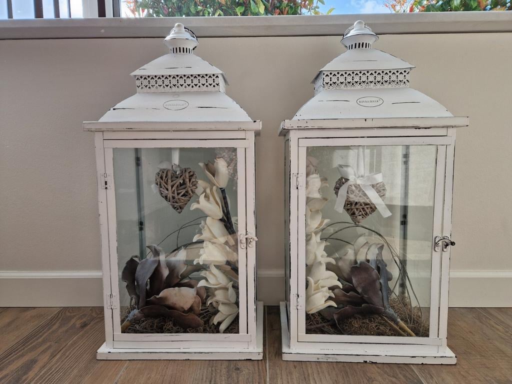 Riverdale lantaarn 2 stuks, Ophalen of Verzenden, Zo goed als nieuw, Metaal, 50 tot 75 cm