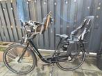 Batavus moederfiets met twee kinderzitjes, Ophalen, 2 zitjes, Gebruikt, Batavus