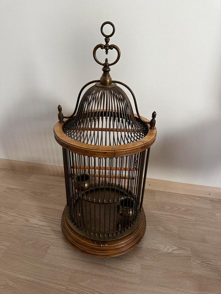 Klassieke vogelkooi, Dieren en Toebehoren, Vogels | Hokken en Kooien, Gebruikt, Vogelkooi, Overige materialen, Ophalen
