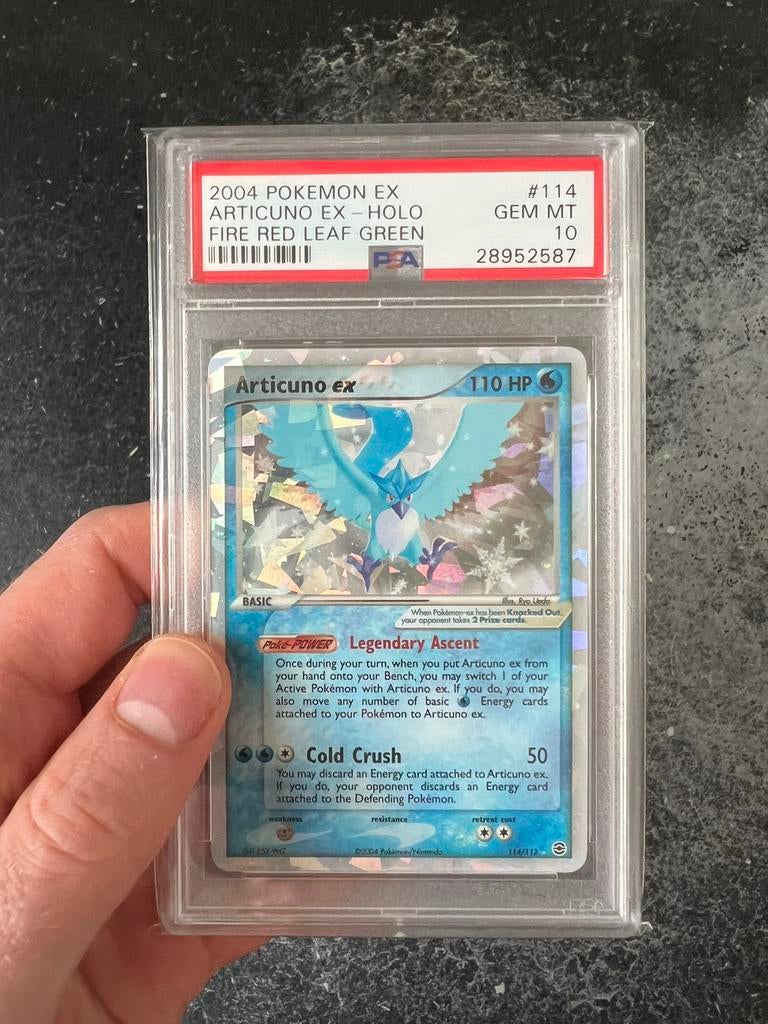 Articuno, Moltres, Zapdos low pop PSA 10, Ophalen, Zo goed als nieuw, Meerdere kaarten, Foil