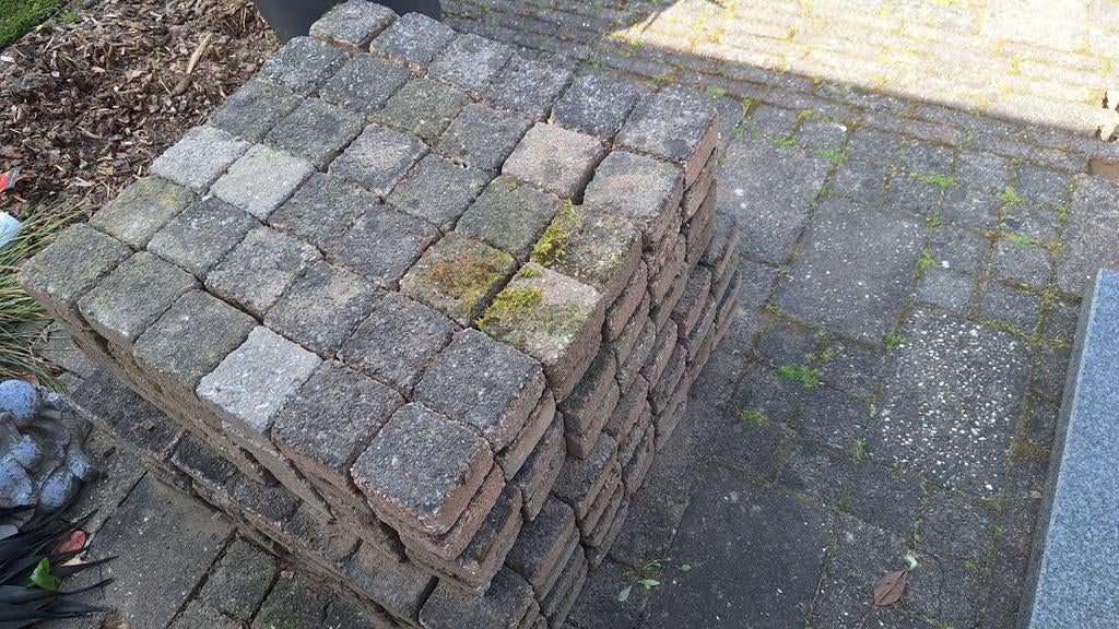 Koppelstones 10x10 Gratis, Ophalen, Gebruikt, Klinkers, Minder dan 5 m²