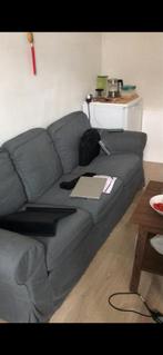 IKEA EKTORP 3-zitsbank, Remmarn lichtgrijs, Ophalen, Gebruikt, Minder dan 75 cm, Driepersoons