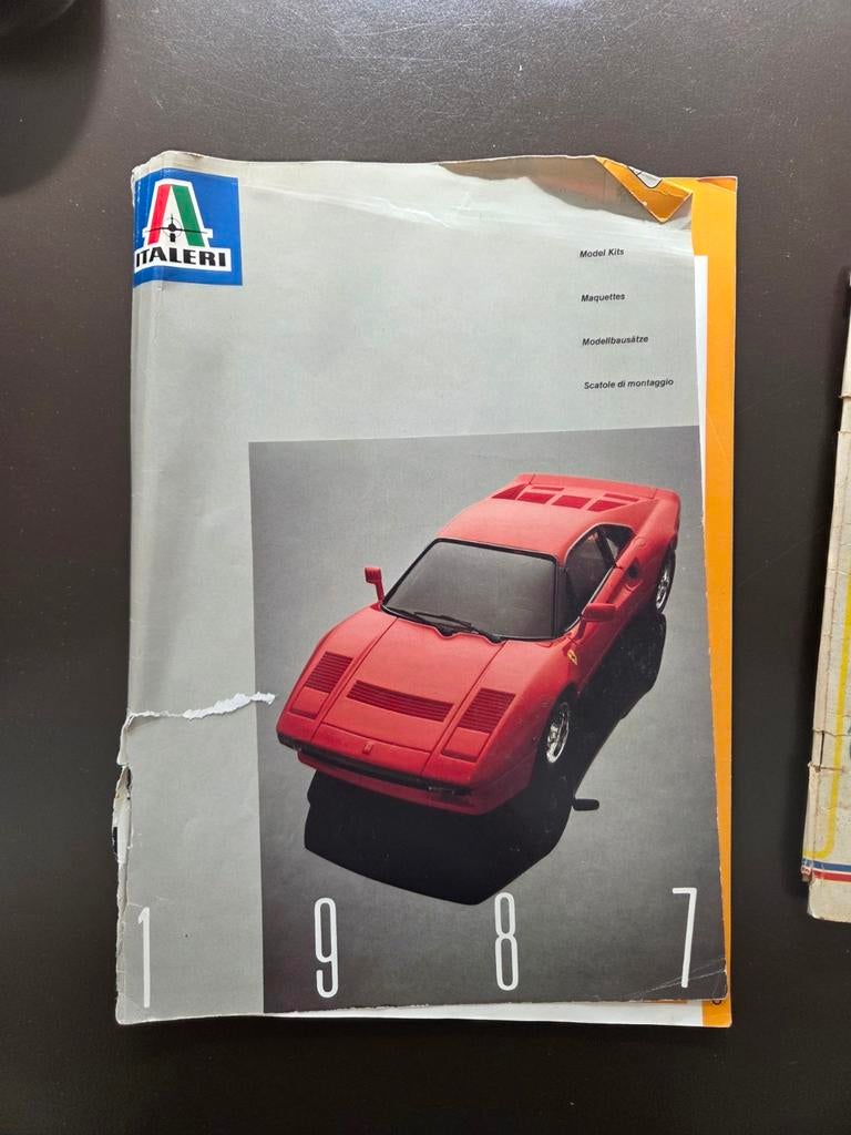 Italeri Catalogus 1987 - GRATIS, Ophalen, 1:32 tot 1:50, Auto, Italeri
