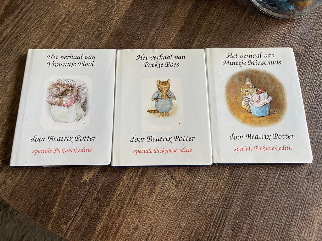 3 Beatrix Potter boeken, speciale Pickwick editie, Boeken, Ophalen of Verzenden, Gelezen, Fictie algemeen