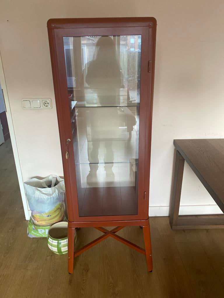 Mooi vitrinekastje, Ophalen, Minder dan 50 cm, Gebruikt, Glas