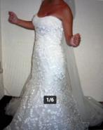 Trouwjurk Pronovias, Kleding | Dames, Trouwkleding en Trouwaccessoires, Ophalen, Zo goed als nieuw, Wit, Trouwjurk