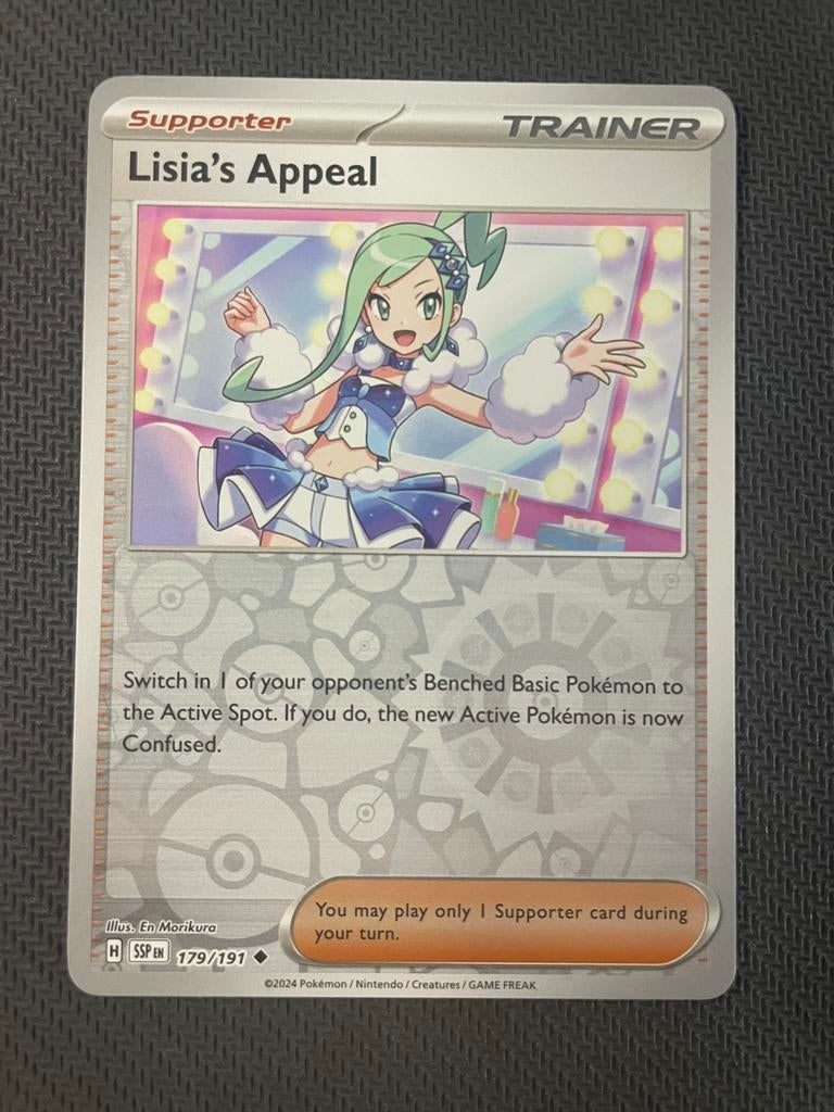 Lisia’s Appeal 179/191Reverse Holo Surging Sparks Packfresh, Verzenden, Zo goed als nieuw