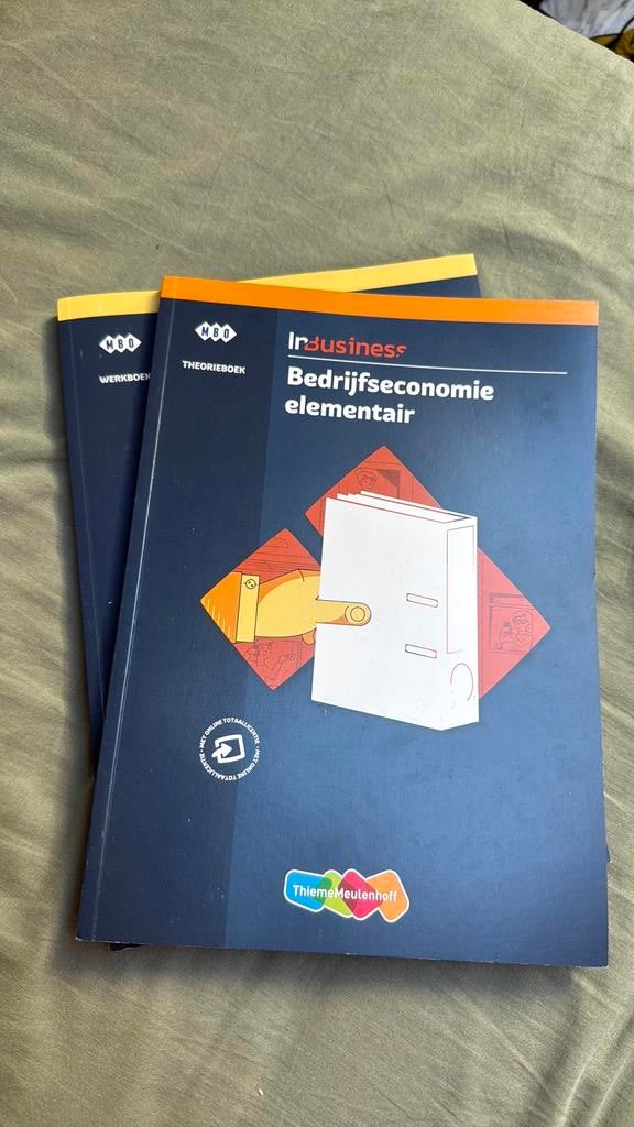 Theorie+werkboek bedrijfseconomie, Boeken, Ophalen of Verzenden, Nieuw, Overige niveaus, Economie