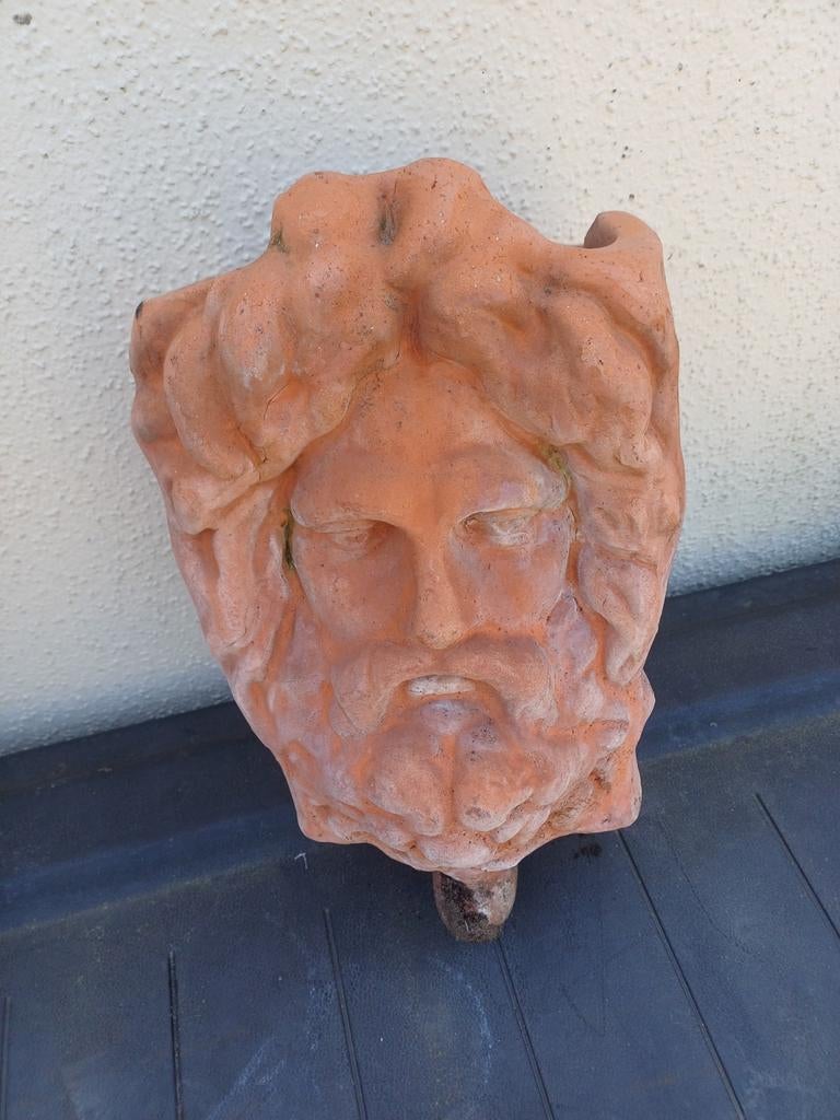 Bijzonder vonst Vintage  terracotta  wandplaten bak zie foto, Ophalen of Verzenden