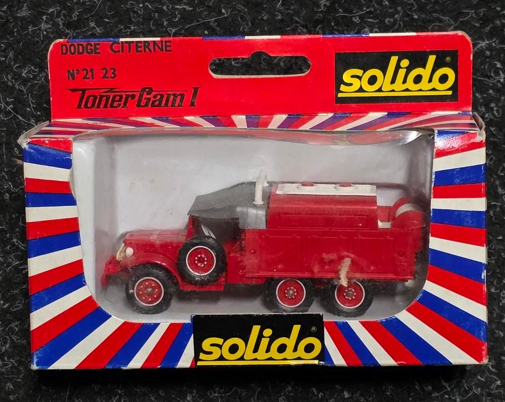 Solido Tonergam 1:50 Dodge Brandweerwagen MIB, Hobby en Vrije tijd, Modelauto's | 1:50, Ophalen of Verzenden, Auto, Overige merken