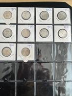 JULIANA 2  SERIE ZILVEREN GULDENS 1954-1967 FOTO/ADV, 1 gulden, Koningin Juliana, Zilver, Verzenden