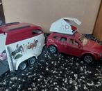 Schleich auto. Trailer en dektent, zonder dieren of poppetje, Ophalen