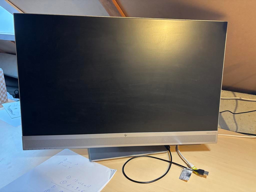 HP EliteDisplay E273m - Full HD Webcam monitor 27 inch, IPS, Full HD, Ophalen of Verzenden, Ingebouwde speakers