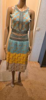 Afrikaanse print jurkje Maat M, Kleding | Dames, Maat 38/40 (M), Overige kleuren, Ophalen of Verzenden, Onder de knie