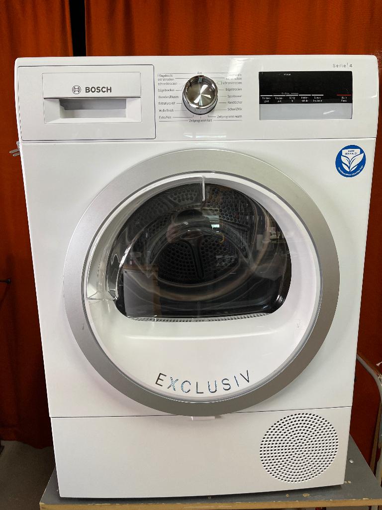 Perfect drogende warmtepompdroger Bosch Serie 4 uit 2019, Witgoed en Apparatuur, Ophalen, 6 tot 8 kg, Gebruikt, Voorlader