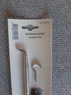 Deurtrekveer spiraal vernikkeld 10 mm, Ophalen of Verzenden