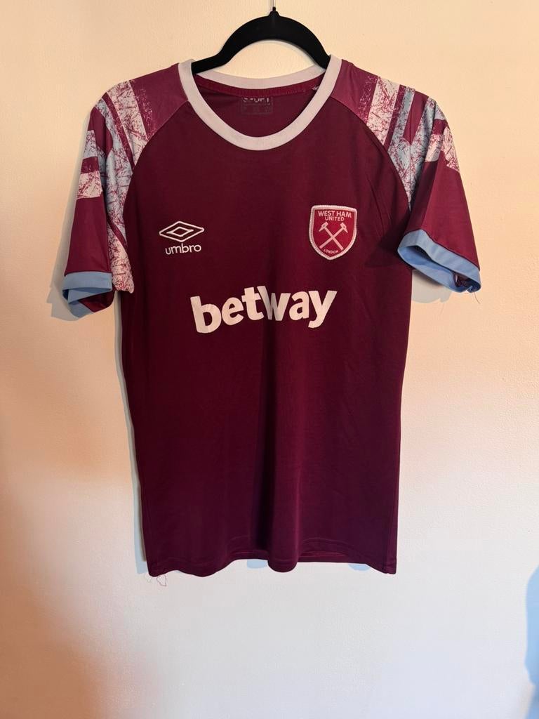 West Ham United thuisshirt 2020–2021 Nayef Aguerd #27, Ophalen of Verzenden, Zo goed als nieuw, Shirt