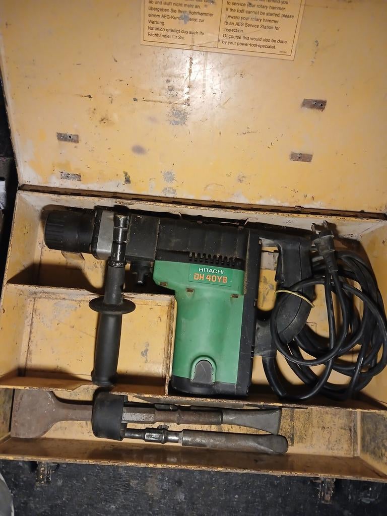 Hitachi DH 40YB boor- en breekhamer., Ophalen, Gebruikt, Boormachine