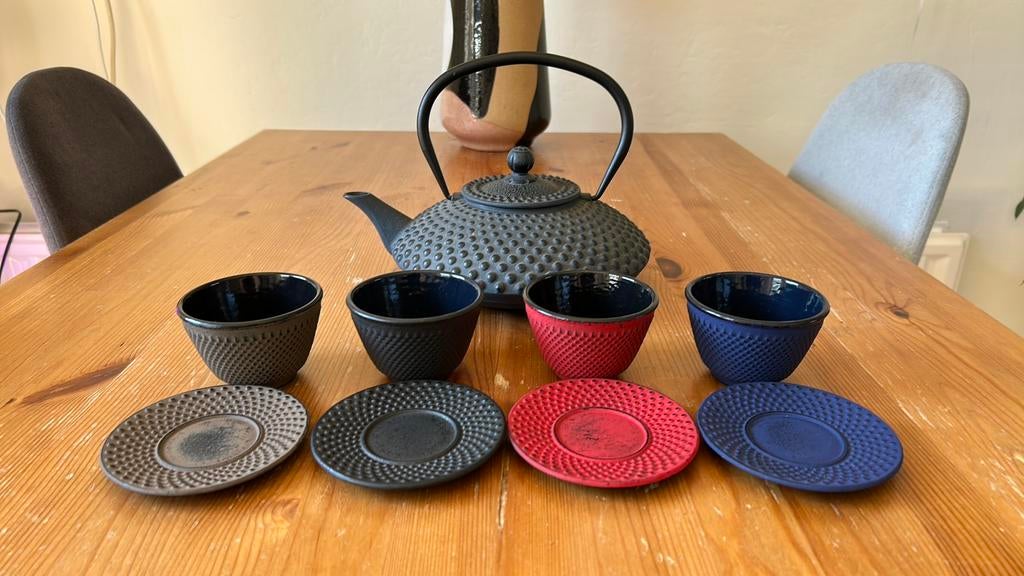 Bredemeijer Theepot Xilin 1,25L met theekopjes, Ophalen, Overige materialen, Overige typen, Nieuw