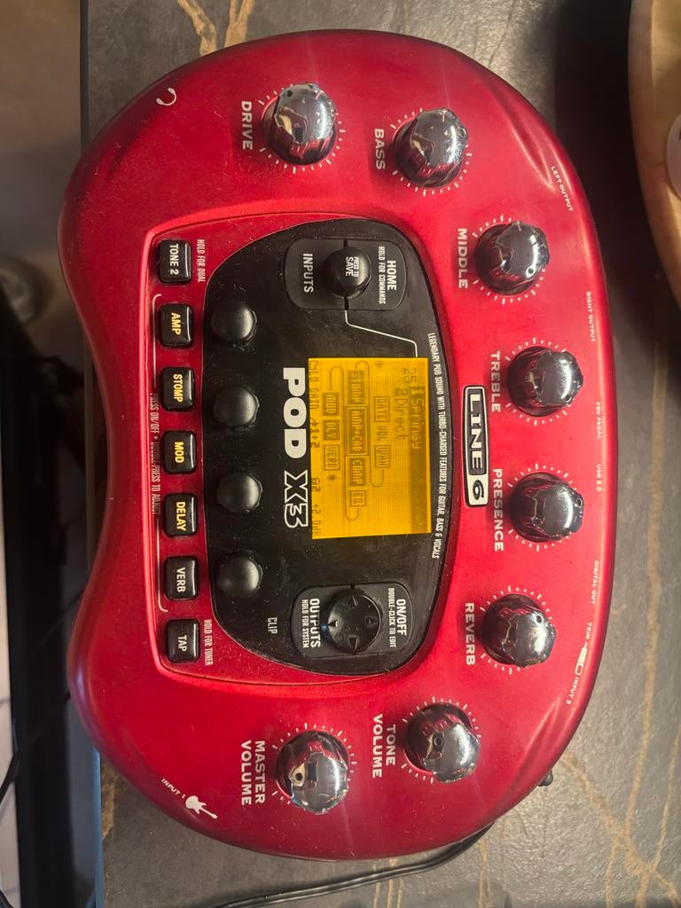 Line 6 Pod X3 gitaar multi-effect processor, Muziek en Instrumenten, Effecten, Ophalen of Verzenden, Gebruikt, Multi-effect
