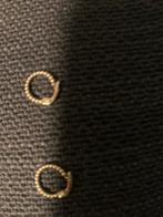 14 karaats goud gele creolen, Sieraden, Tassen en Uiterlijk, Oorbellen, Ophalen, Zo goed als nieuw, Goud