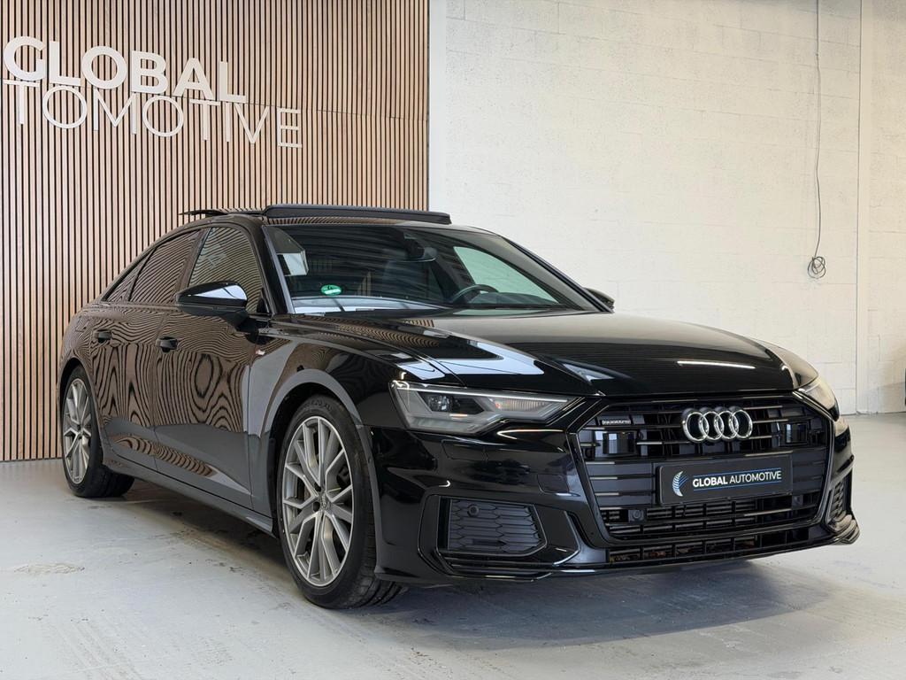 Audi A6 Limousine 50 TFSI e Quattro S LINE - 299 PK - SCHUIF, Gebruikt, 4 cilinders, Plug-in hybride, Bedrijf