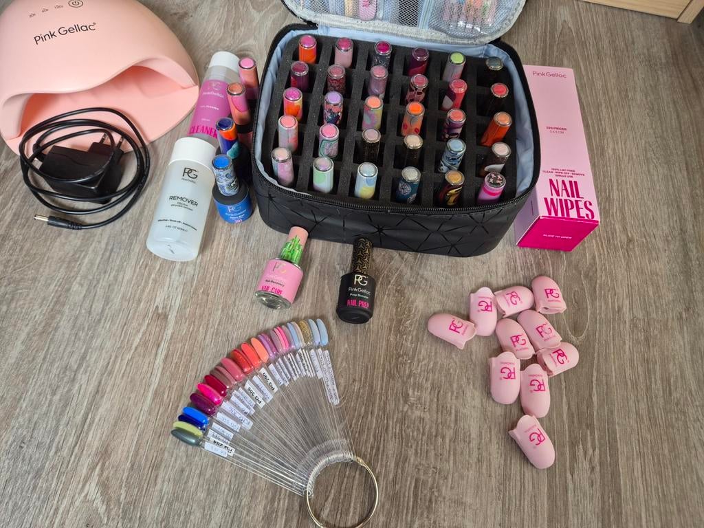Pink Gellac set, Ophalen, Gebruikt, Overige kleuren, Handen en Nagels