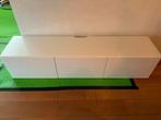 IKEA Besta TV-meubel wit met 3 deuren, Ophalen, Overige materialen, Gebruikt, 150 tot 200 cm