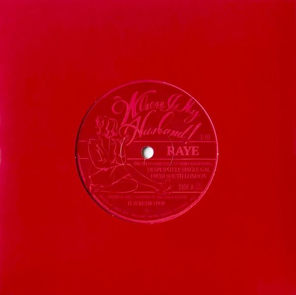 Raye ‎– Where Is My Husband! (7" Red Vinyl), Cd's en Dvd's, Verzenden, 7 inch, Single, Zo goed als nieuw