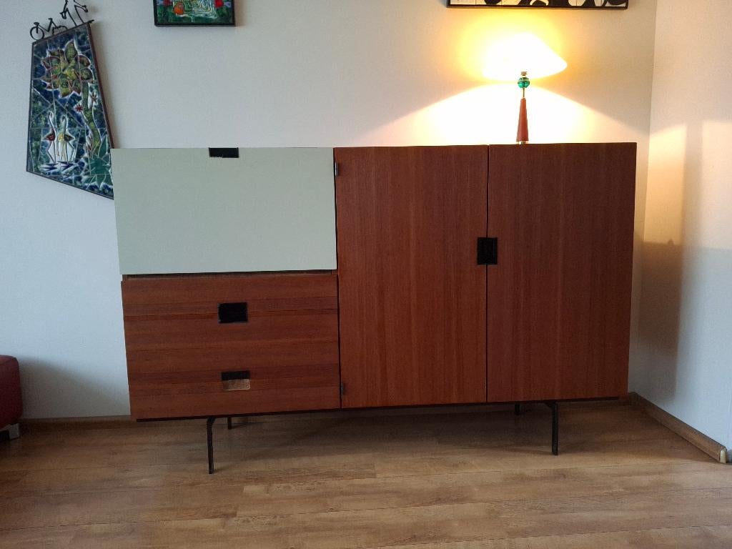 Retro vintage Pastoe Cees Braakman Japan serie Highboard., Ophalen of Verzenden, Huis en Inrichting