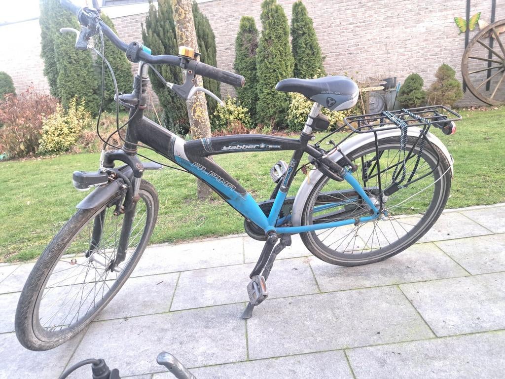 Alpina kinderfiets - Zwart/Blauw, Fietsen en Brommers, Fietsen | Kinderfietsjes, Ophalen of Verzenden, Gebruikt, 20 inch of meer