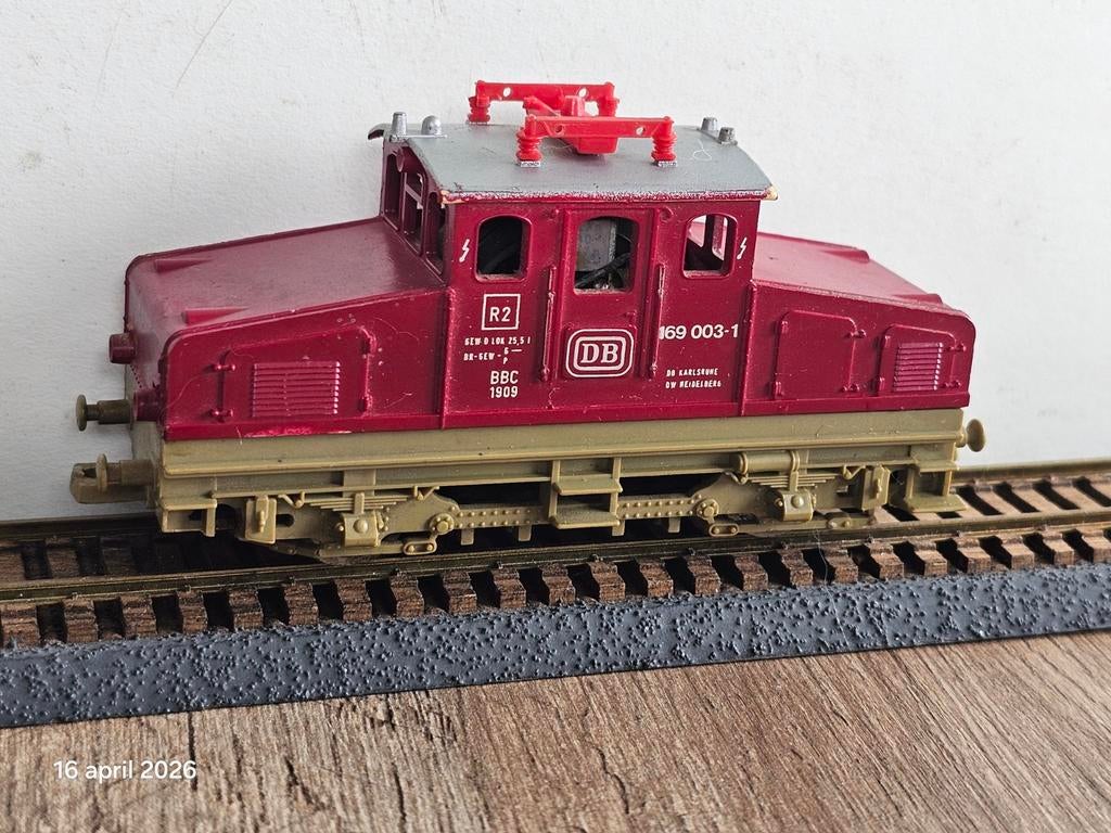 Modeltrein Ho lima DB 169 003-1 mist panthograaf, Gebruikt, Gelijkstroom, Wagon, Ophalen of Verzenden