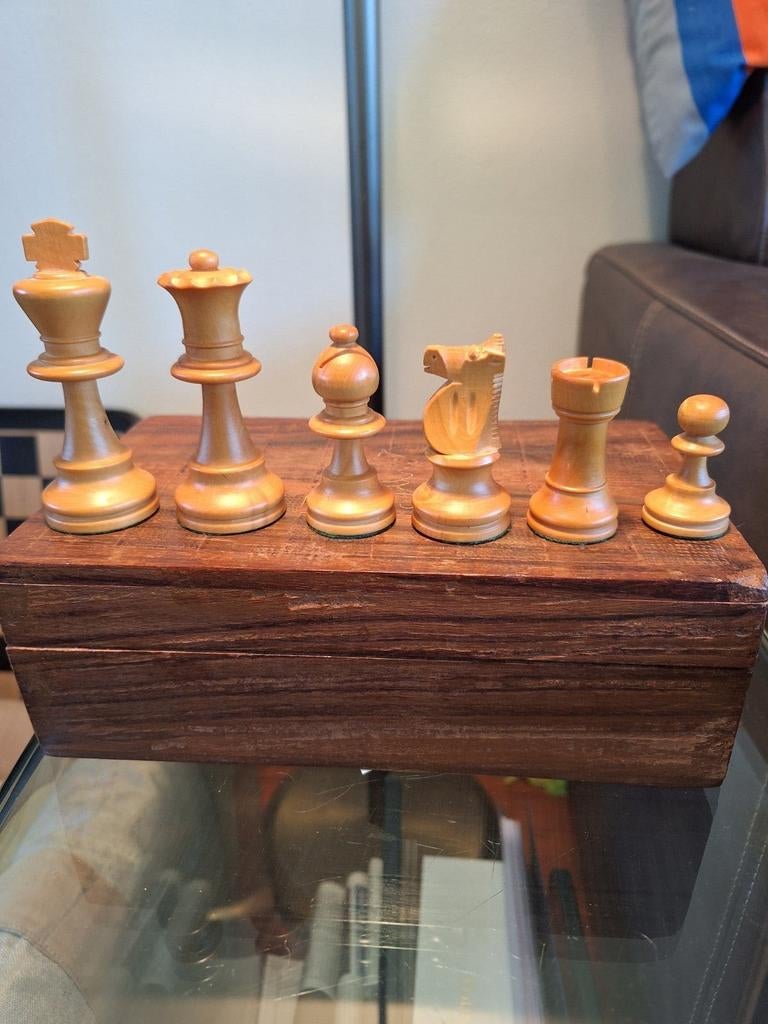 Schaakstukken KH 85mm, Ophalen of Verzenden, Gebruikt