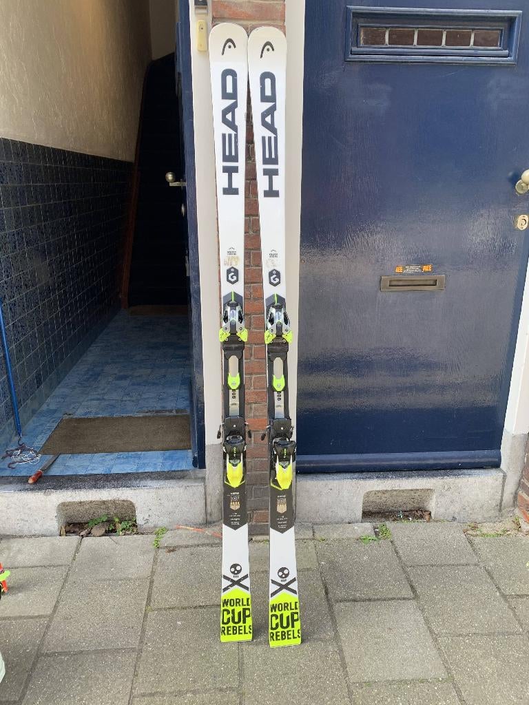 Head i.Speed Pro 185cm World Cup Rebels Ski's + FF Pro 16, 180 cm of meer, Ophalen of Verzenden, Zo goed als nieuw, Skiën