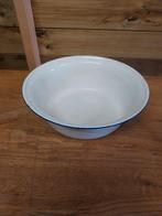 Grote witte email kom met blauw randje, Ophalen of Verzenden