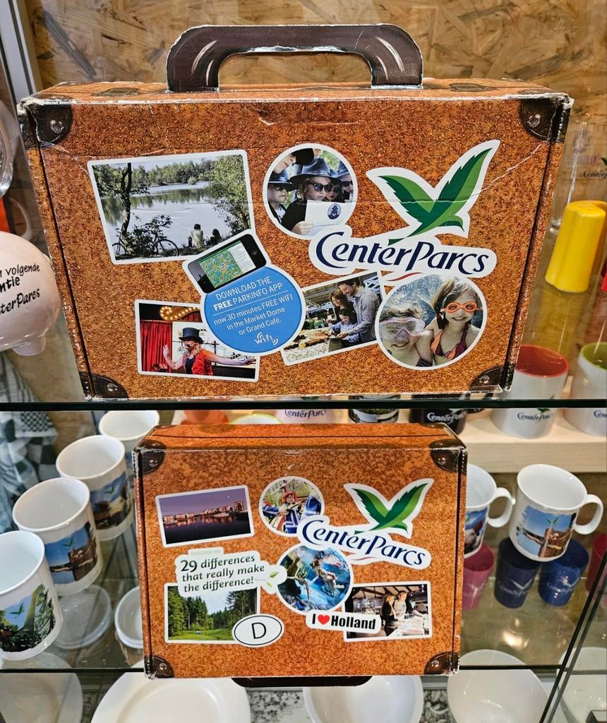 Centerparcs  Friends koffertje  Groene model, Verzamelen, Overige Verzamelen, Ophalen of Verzenden