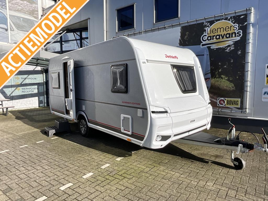 Dethleffs Summer Edition 470 FR FRANS BED-XL KOELKAST-, Rondzit, Bedrijf, Overige typen, Dethleffs