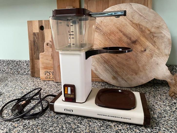 Douwe Egberts Koffiezetapparaat Techni Vorm Vintage, Witgoed en Apparatuur, Koffiezetapparaten, Gebruikt, Gemalen koffie, Koffiemachine
