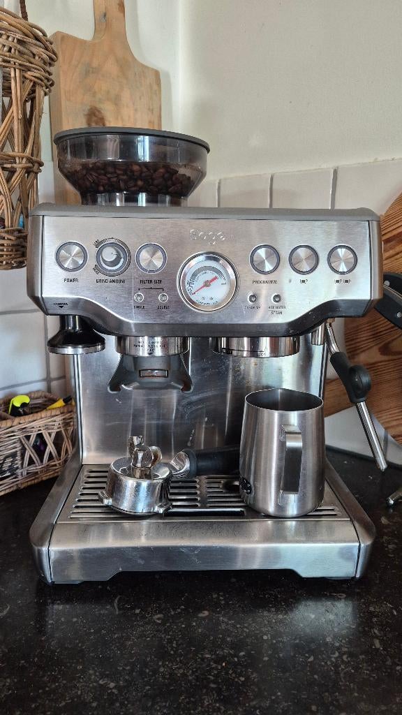 Sage Barista Express, Witgoed en Apparatuur, Koffiezetapparaten, Niet werkend, Koffiebonen, Espresso apparaat, 2 tot 4 kopjes