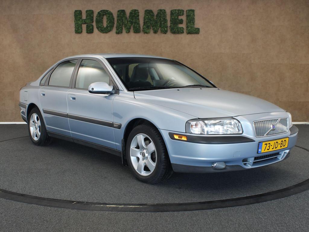 Volvo S80 2.4 - ORIGINEEL NEDERLANDSE AUTO - VASTE TREKHAAK, Voorwielaandrijving, Electronic Stability Program (ESP), Grijs, 170 pk