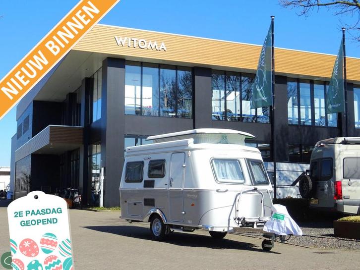 Eriba Touring 430 50 jaar Witoma voordeel!, Caravans en Kamperen, Caravans, Bedrijf, tot en met 3, 750 - 1000 kg, Kleine zit, Eriba