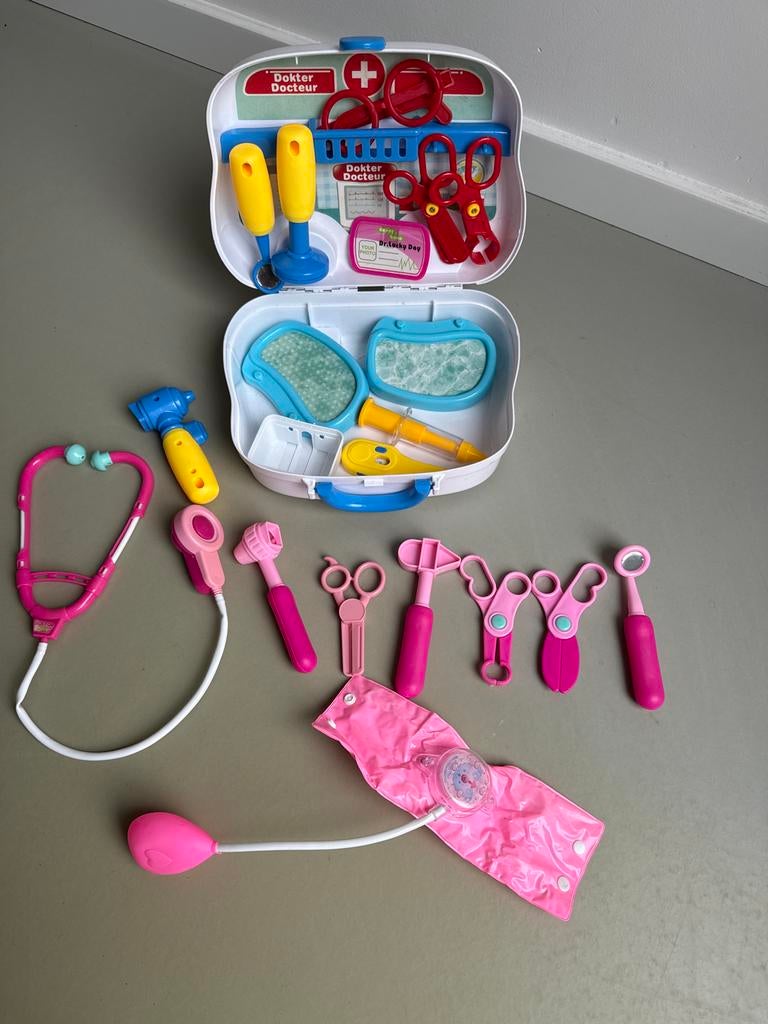 Dokterskoffer Speelset met Accessoires, Ophalen of Verzenden, Gebruikt, Jongen of Meisje
