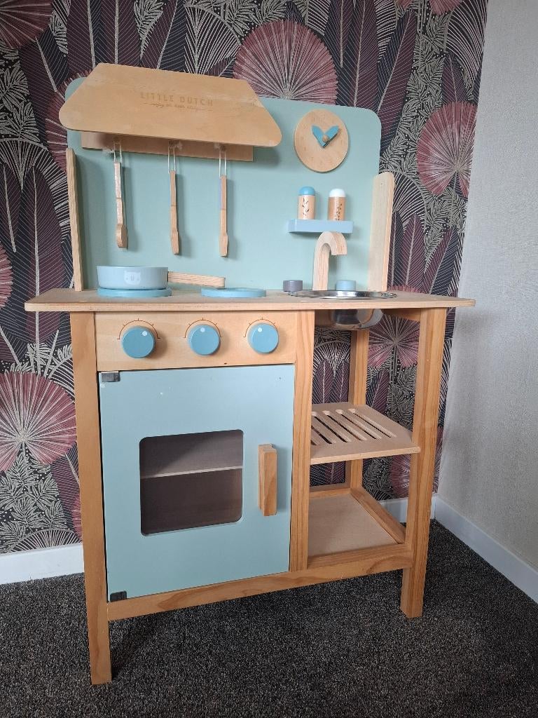 Speelkeukentje Little Dutch, Ophalen, Gebruikt, Hout, Speelkeuken