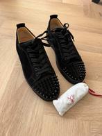 Christian Louboutin Louis Junior Spikes Sneakers Maat 42,5, Ophalen of Verzenden, Zo goed als nieuw, Zwart, Sneakers of Gympen
