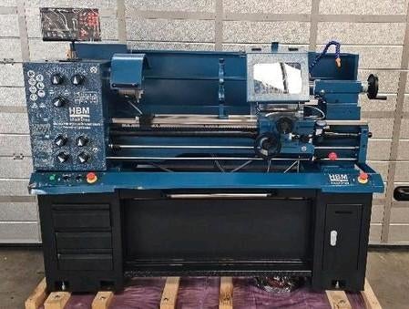 HBM 360 x 1000 Metaaldraaibank - Grote doorlaat 400V - 1,8KW