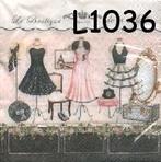 Servetten decoupage/bullet journal * paspoppen L1036, Verzenden, Nieuw, Materiaal